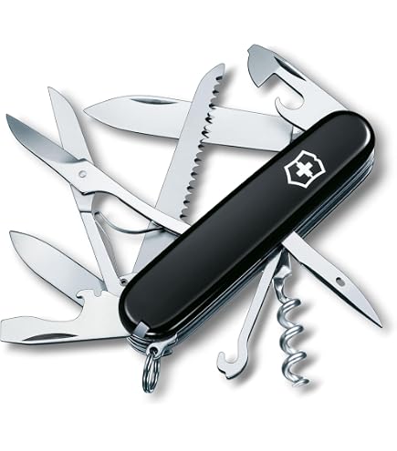 Victorinox Navaja Huntsman, Azul Transparente, 15 Usos : Amazon.com.mx